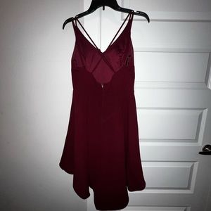 Juniors' Strappy Fit & Flare Dress